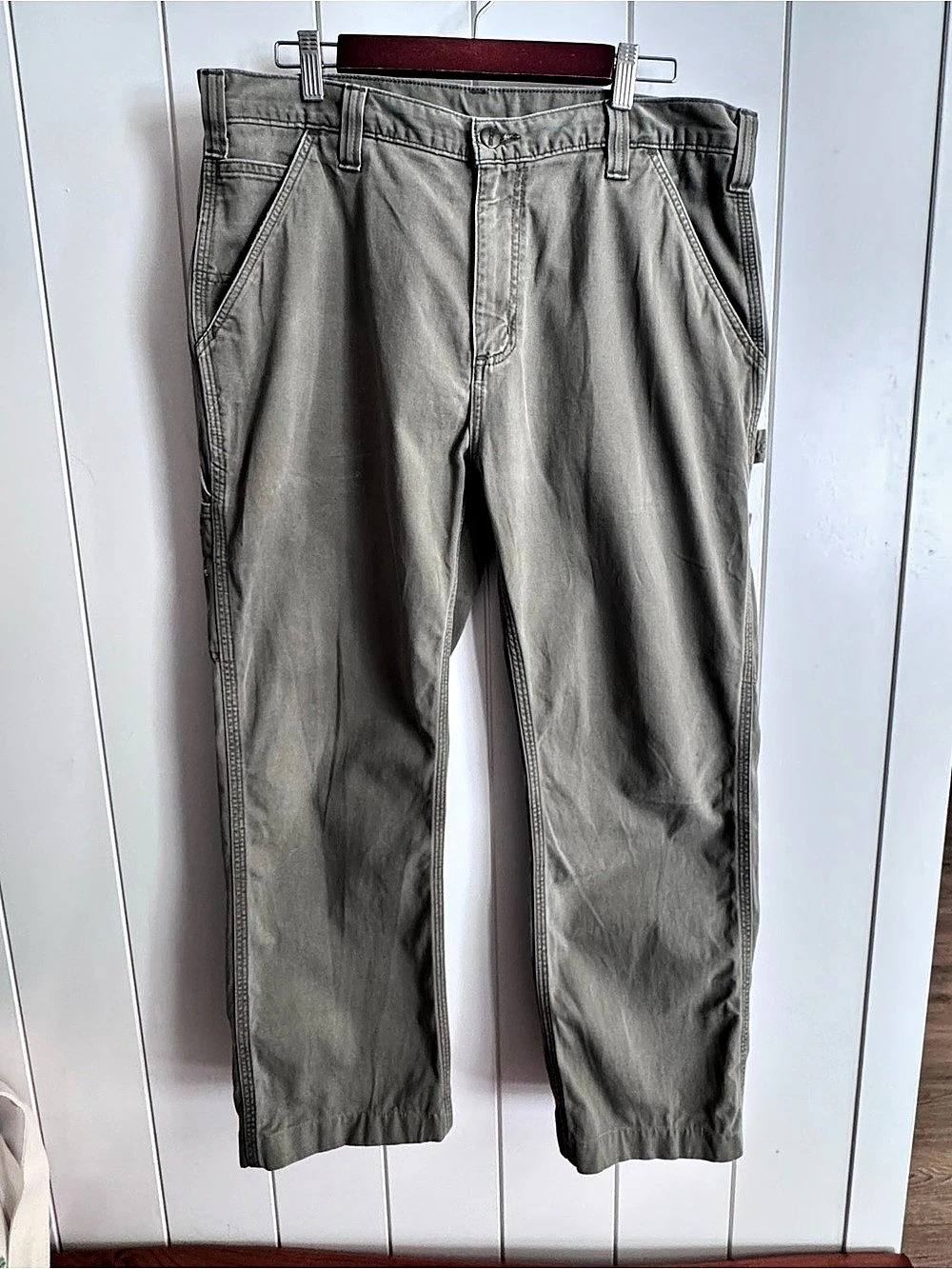 🤍Carhartt B324 MR Cargo Pants Green Waist 36 x 32